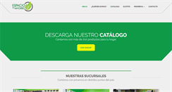 Desktop Screenshot of espaciodelahorro.com